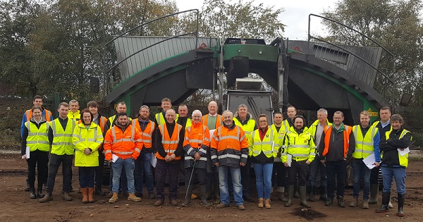 Students on Compost Course